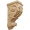 Ekena Millwork 6 1/4"W x 7 5/8"D x 14 1/8"H Large Floral Corbel, Cherry COR06X07X14FLCH - alternate 1
